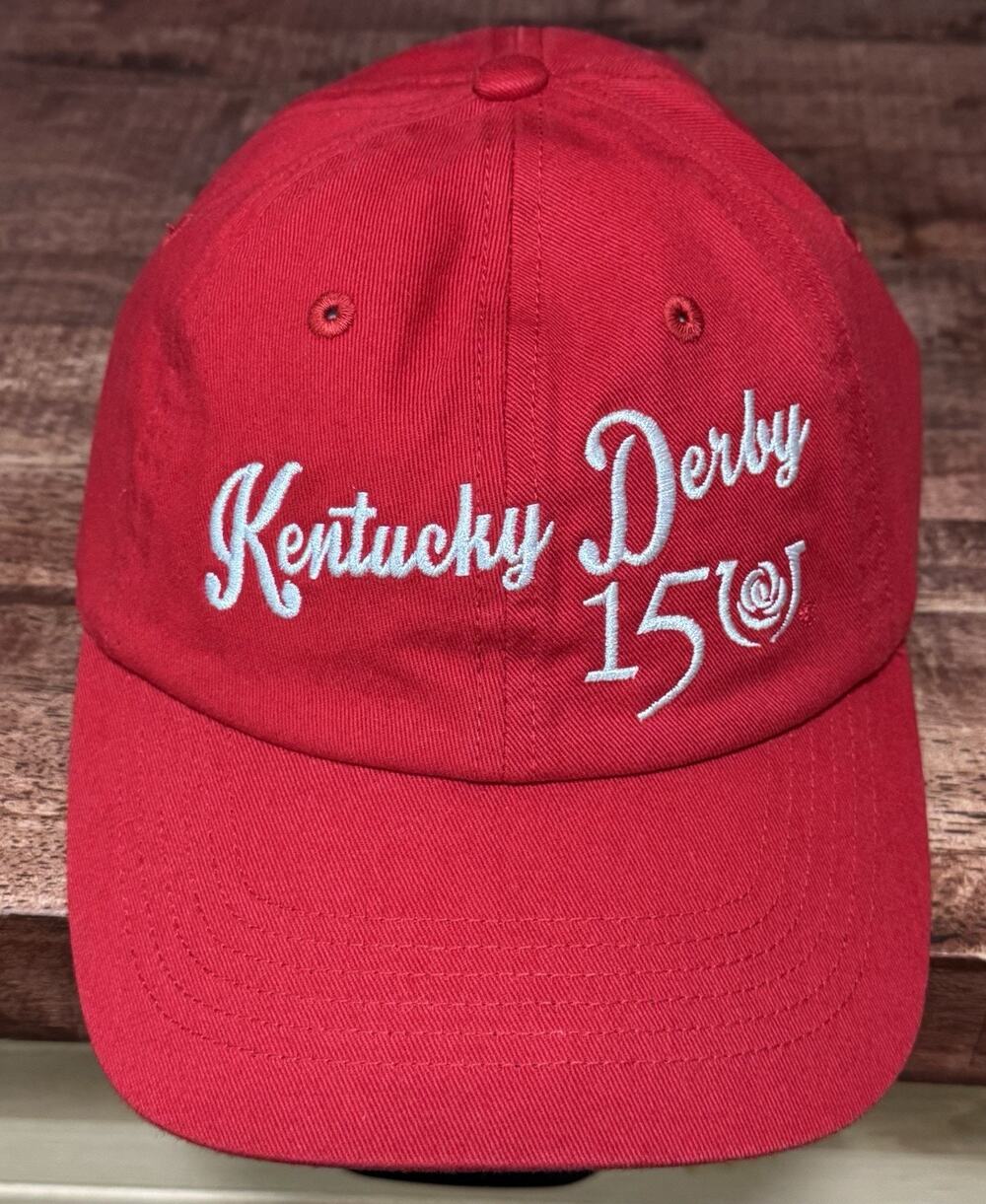 Kentucky Derby 150th Anniversary Hat Red NWOT